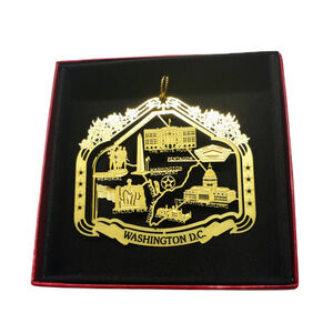 Washington D.C. Brass Ornament Memorials Monuments